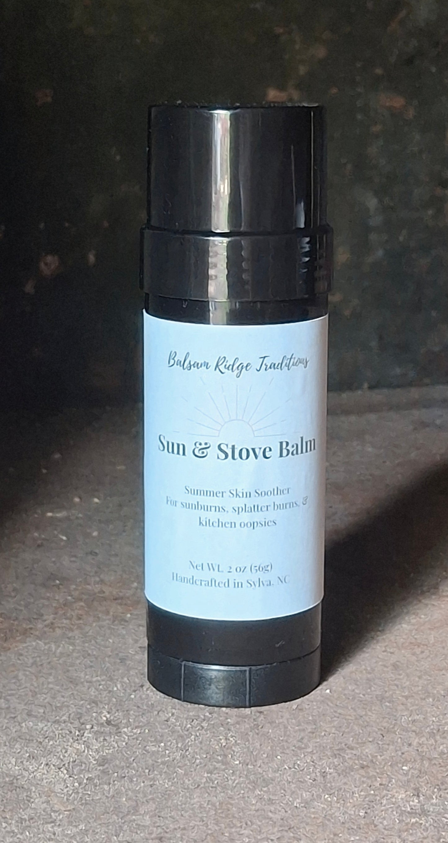 Sun & Stove Balm – Burn & Heat Relief (Twist-Up Tube)