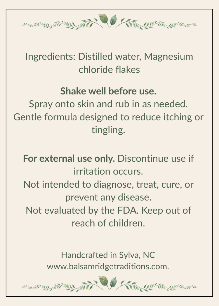 Magnesium Spray