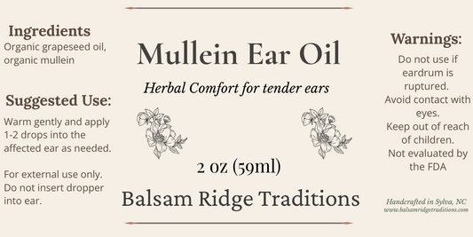 Mullein Ear Comfort Oil