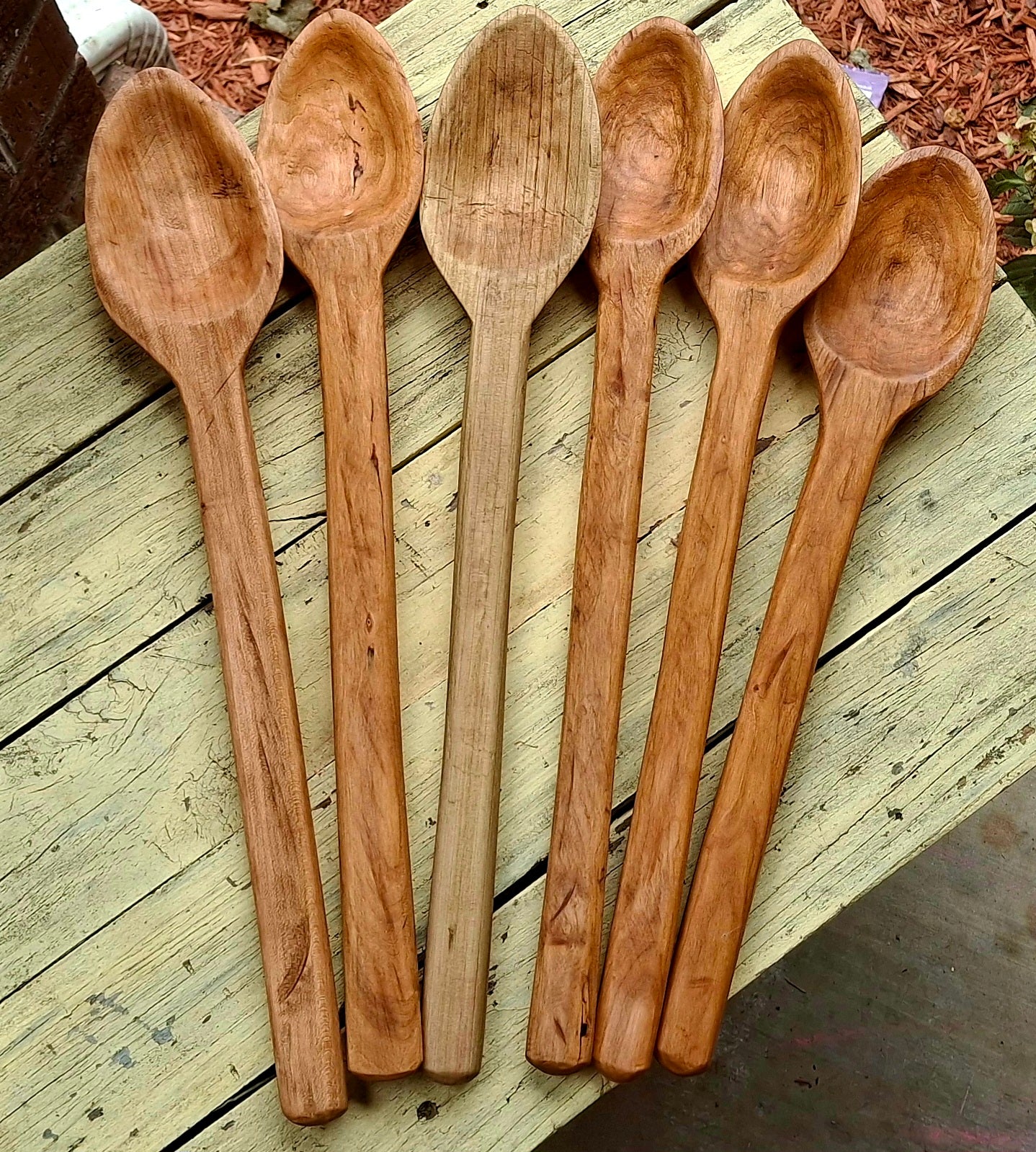 Hand-Carved Appalachian Serving Spoon