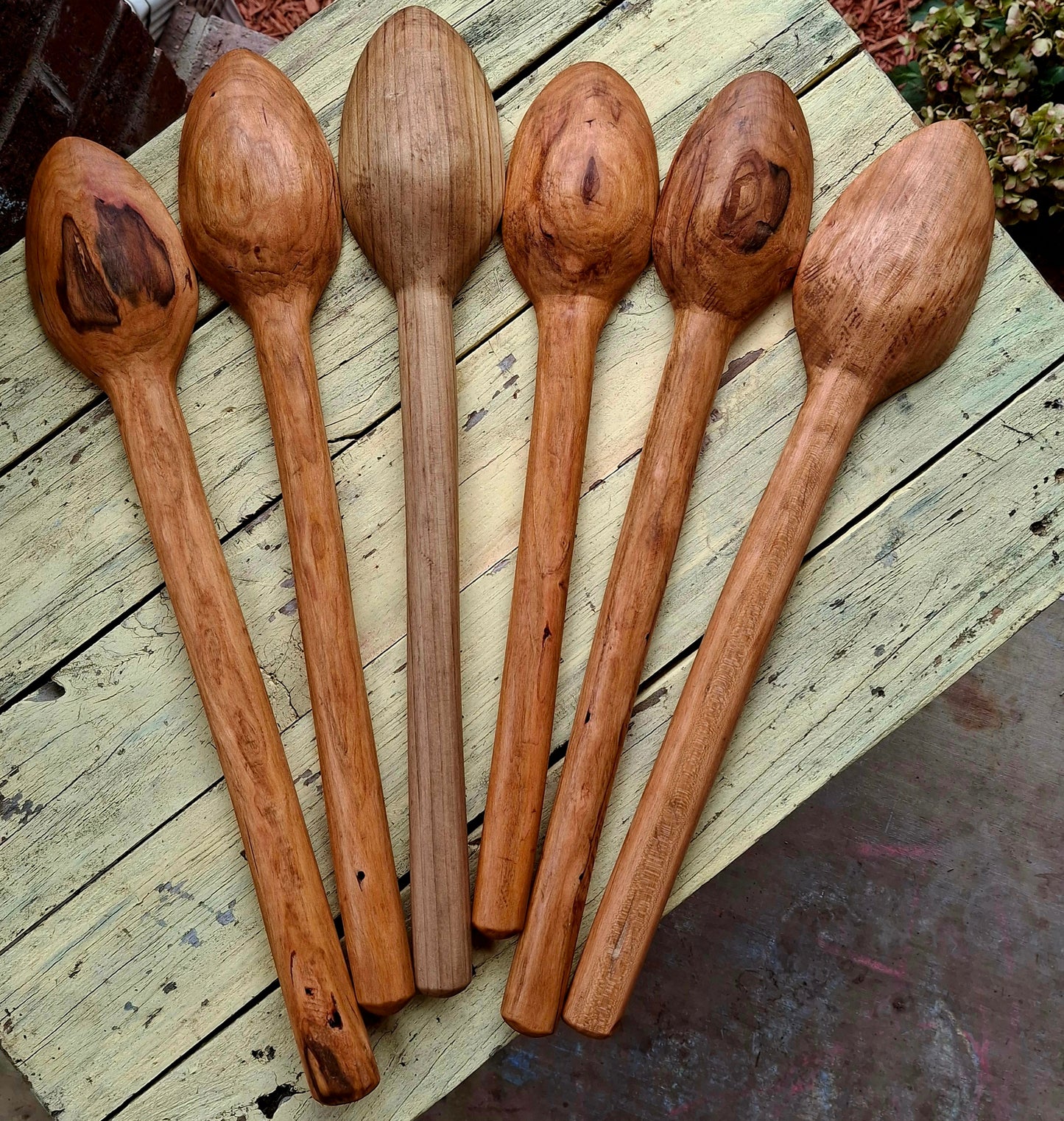 Hand-Carved Appalachian Serving Spoon
