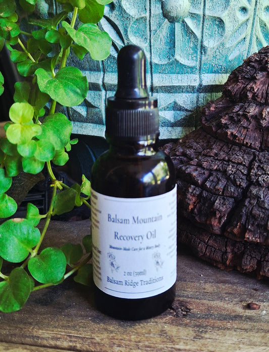 Balsam Mountain Recovery Oil- Massage Oil