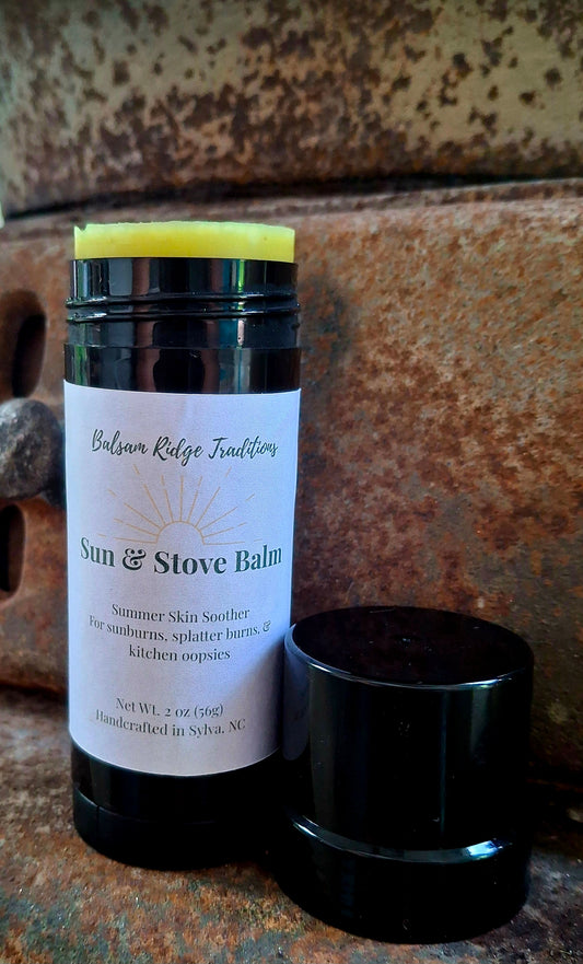 Sun & Stove Balm – Burn & Heat Relief (Twist-Up Tube)