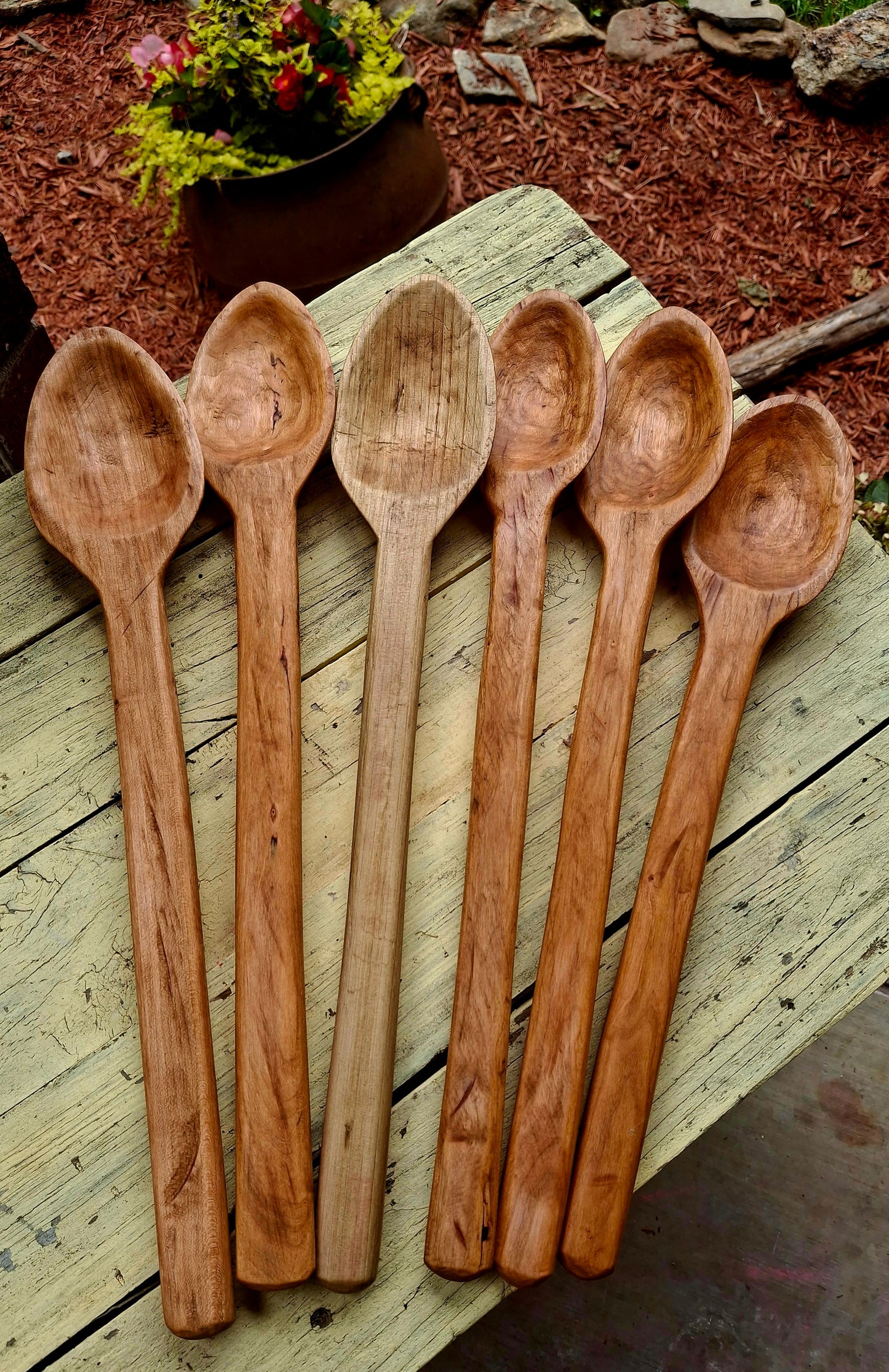 Hand-Carved Appalachian Serving Spoon