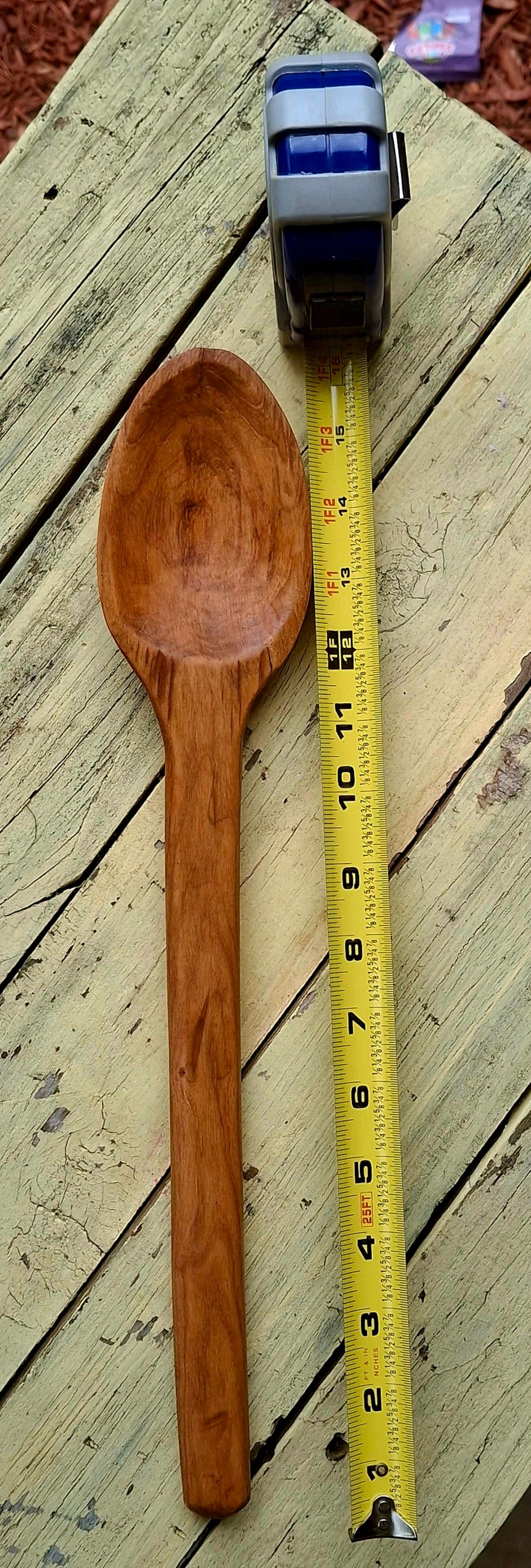 Hand-Carved Appalachian Serving Spoon