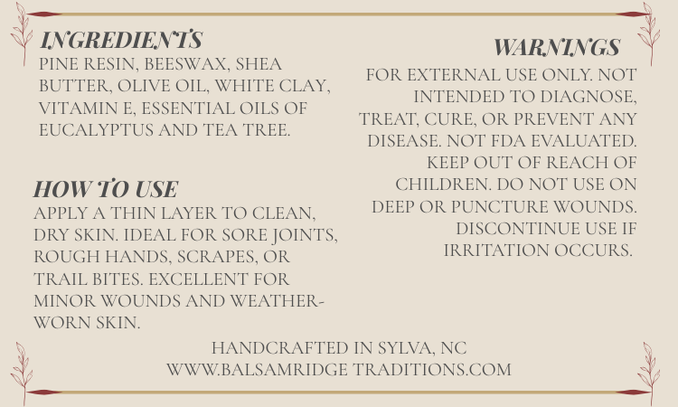 Rust & Resin Balm